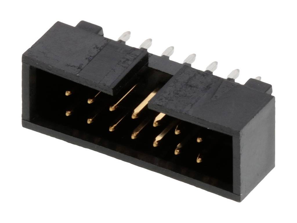 Molex 702461402 Stiftleiste Rastermaß: 2.54mm Polzahl Gesamt: 14 Anzahl Reihen: 2 Tray
