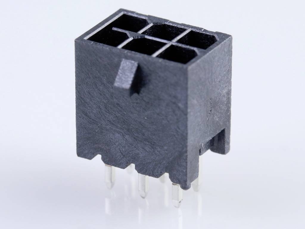 Molex Stiftgehäuse-Platine Polzahl Gesamt 6 Rastermaß: 3.00mm 2068320602 Tray