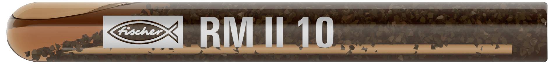 Brauner Zylinder mit der Aufschrift 'Schiek RM II 10', gefüllt mit dunklem Material, eventuell Kaffee oder ähnliches.