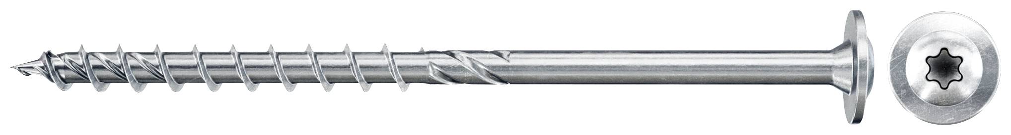 Fischer 561789 PowerFast II Tellerschrauben 5mm 50mm Innenvielzahn Stahl galvanisch verzinkt 200St.