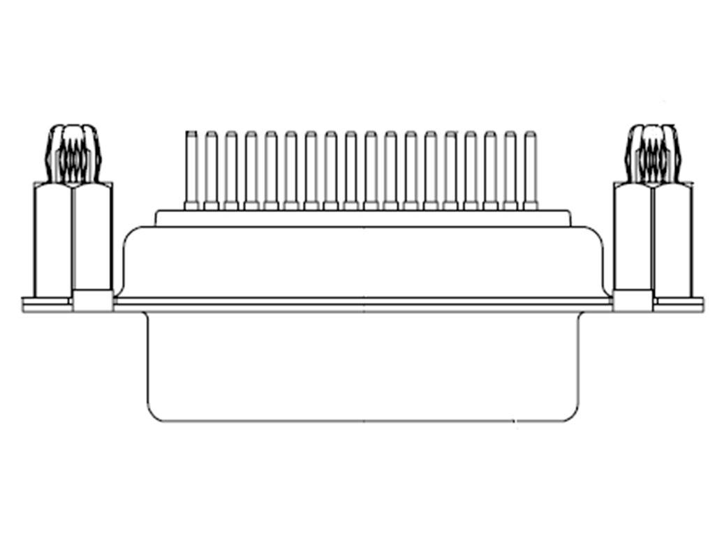Molex 1731130238 D-SUB Steckverbinder Polzahl: 78 Lötpins Bulk