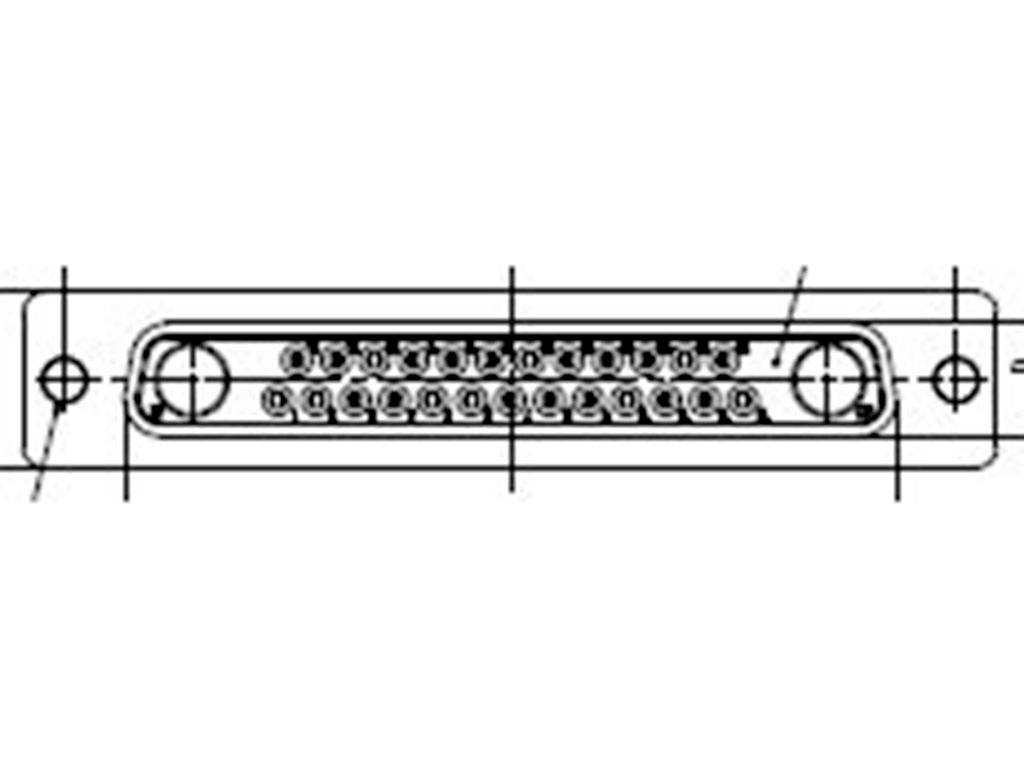 Molex 1727040030 D-SUB Steckverbinder Polzahl: 27 Lötkelch Box