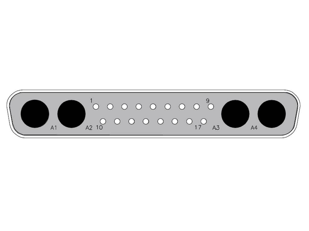 Molex 1731070604 D-SUB Steckverbinder Polzahl: 21 Lötpins Bulk