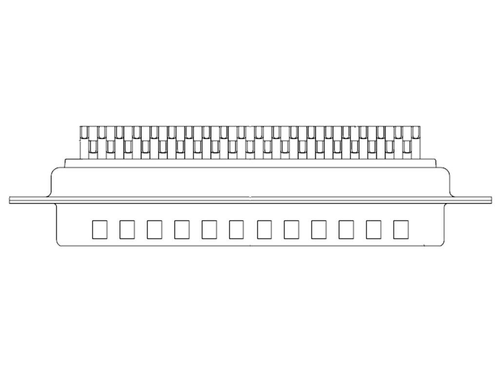 Molex 1731130066 D-SUB Steckverbinder Polzahl: 78 Lötkelch