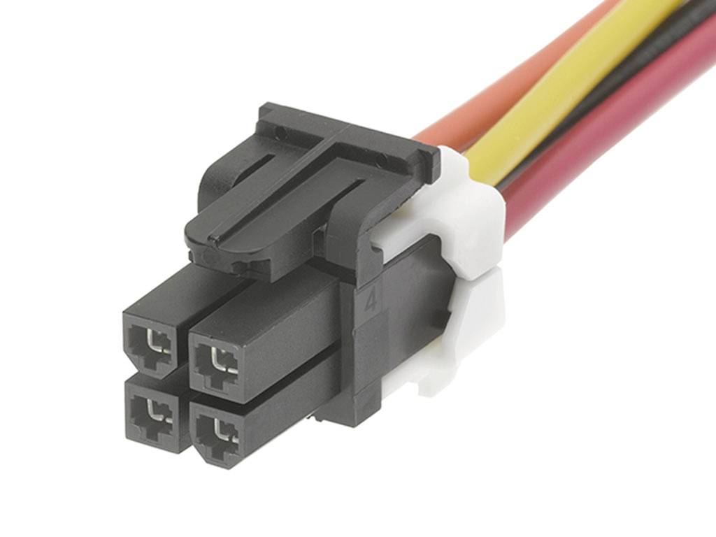 Molex Buchsengehäuse-Kabel Polzahl Gesamt 4 451350401 Bulk