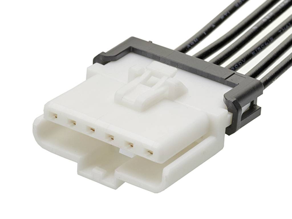Molex Stift-/Buchsengehäuse-Kabel Polzahl Gesamt 6 Rastermaß: 3.00mm 369220601 Bulk