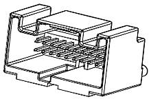 Molex Buchsengehäuse-Kabel 307004101 Tray