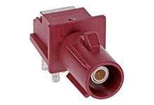 Molex 734042642 FAKRA-Steckverbinder Buchse, gewinkelt 50Ω Tray