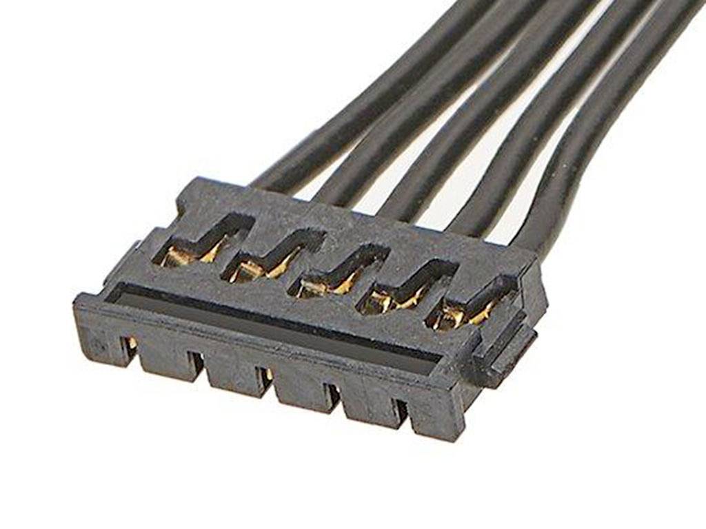 Molex Buchsengehäuse-Kabel Polzahl Gesamt 5 Rastermaß: 1.20mm 369200505 Bulk