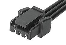 Molex Buchsengehäuse-Kabel Polzahl Gesamt 3 Rastermaß: 1.25mm 451110303 Bulk