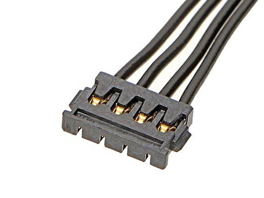 Molex Buchsengehäuse-Kabel Polzahl Gesamt 4 Rastermaß: 1.20mm 369200402 Bulk