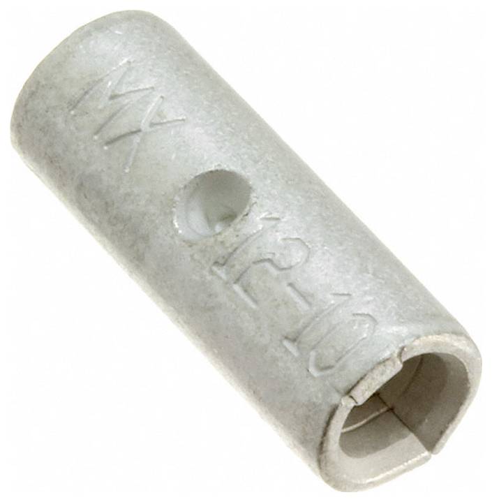 Ein Metallverbinder mit zylindrischer Form, gekennzeichnet mit „MX YR-10