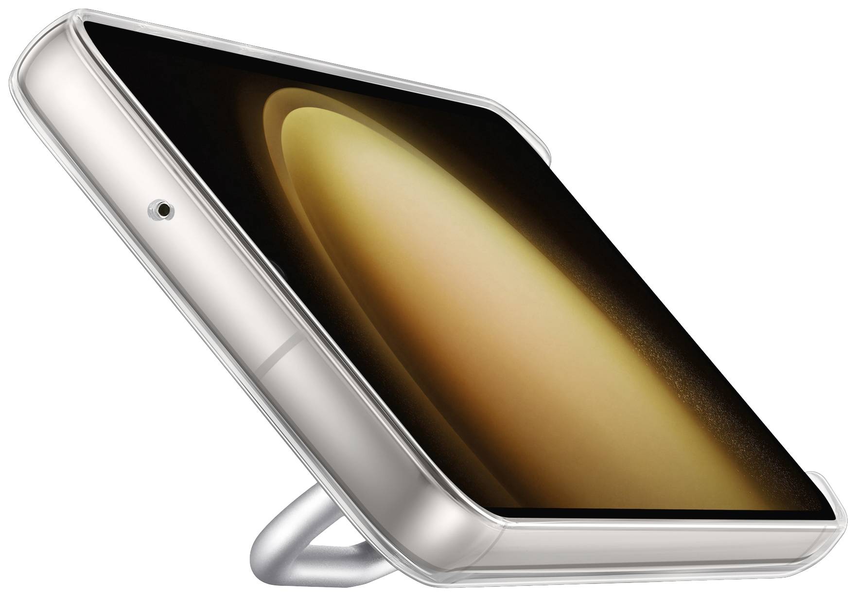 Samsung Clear Gadget Case Backcover Samsung Galaxy S23 Transparent Stoßfest, Standfunktion EF-XS911CTEGWW