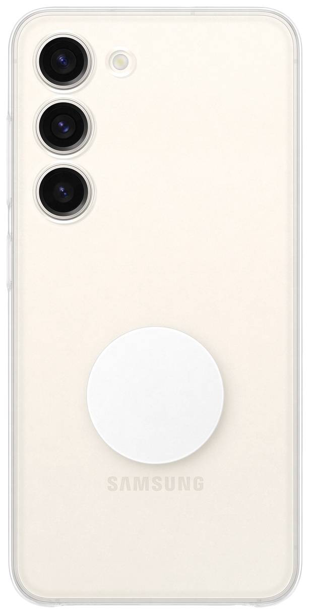 Samsung Clear Gadget Case Backcover Samsung Galaxy S23 Transparent Stoßfest, Standfunktion EF-XS911CTEGWW