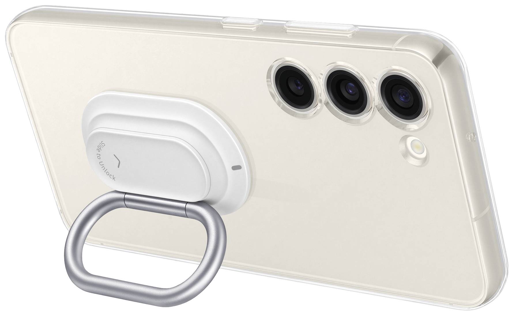 Samsung Clear Gadget Case Backcover Samsung Galaxy S23 Transparent Stoßfest, Standfunktion EF-XS911CTEGWW