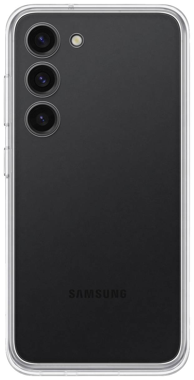 Samsung Frame Case Backcover Galaxy S23 Schwarz Stoßfest