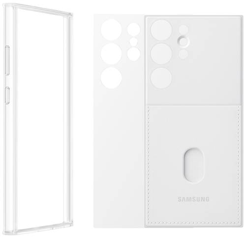 Samsung Frame Case Backcover Galaxy S23 Ultra Weiß