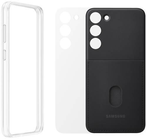 Samsung Frame Case Backcover Galaxy S23+ Schwarz Stoßfest