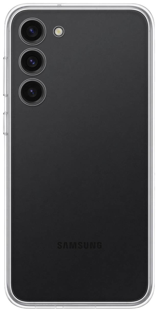 Samsung Frame Case Backcover Samsung Galaxy S23+ Schwarz Stoßfest