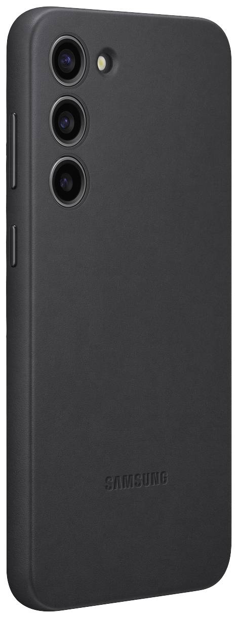 Samsung Leather Cover Backcover Samsung Galaxy S23+ Schwarz Stoßfest EF-VS916LBEGWW