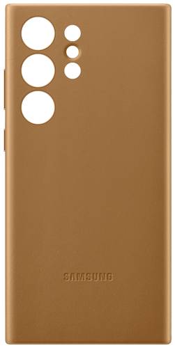 Samsung Leather Cover Backcover Galaxy S23 Ultra Camel