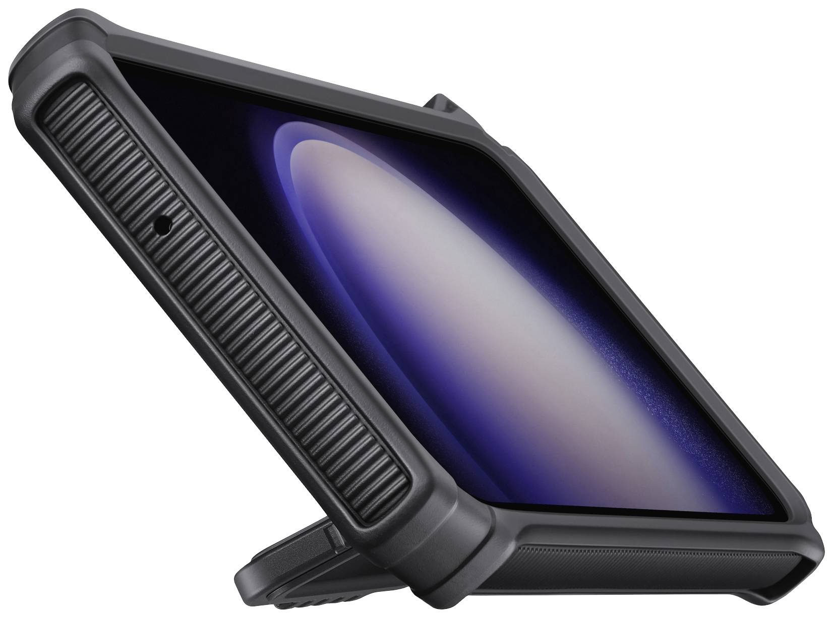 Samsung Rugged Gadget Case Backcover Samsung Galaxy S23 Schwarz, Titan Stoßfest, Standfunktion EF-RS911CBEGWW