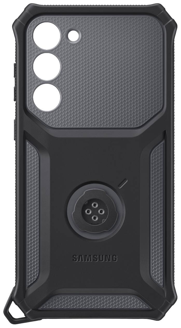 Samsung Rugged Gadget Case Backcover Samsung Galaxy S23+ Schwarz, Titan Stoßfest, Standfunktion EF-RS916CBEGWW