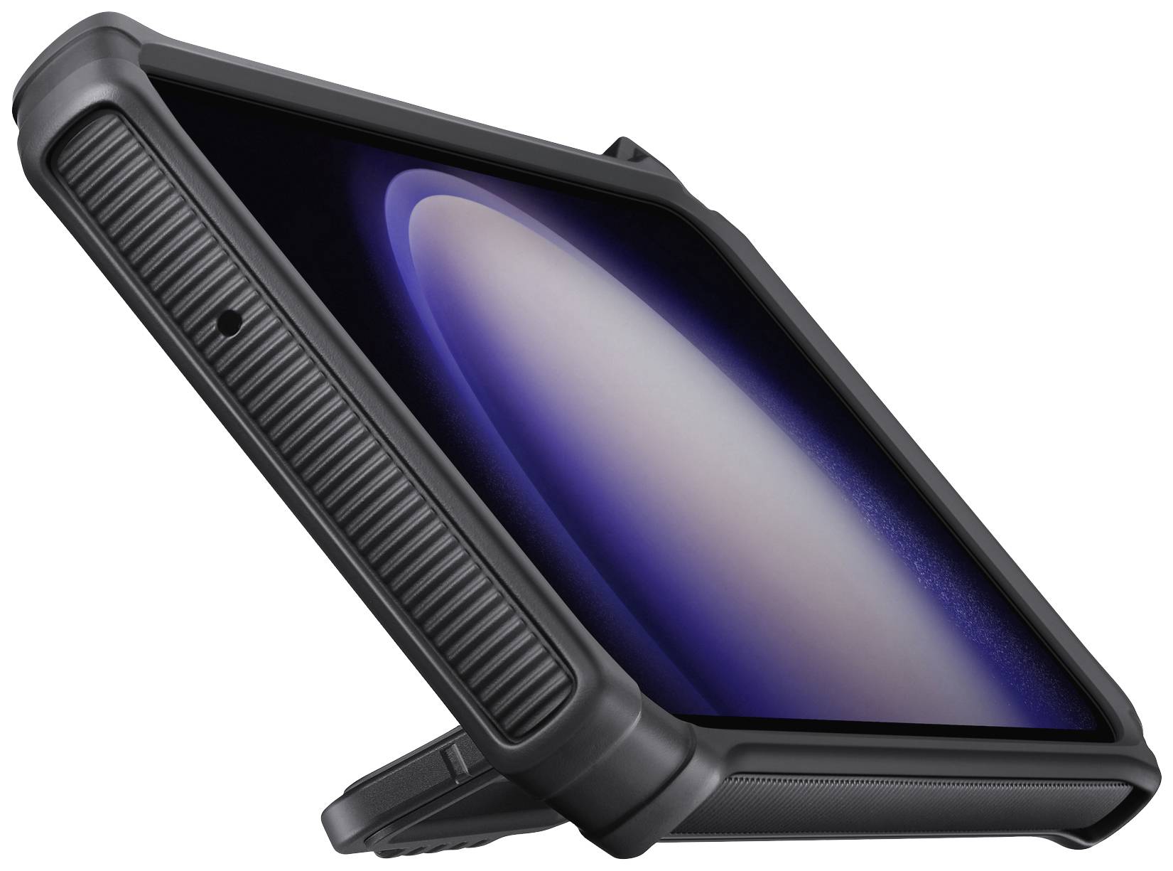 Samsung Rugged Gadget Case Backcover Samsung Galaxy S23+ Schwarz, Titan Stoßfest, Standfunktion EF-RS916CBEGWW
