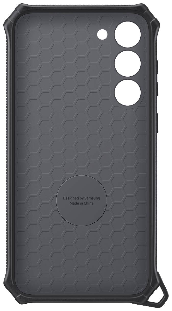 Samsung Rugged Gadget Case Backcover Samsung Galaxy S23+ Schwarz, Titan Stoßfest, Standfunktion EF-RS916CBEGWW