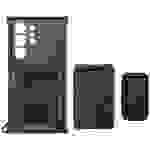 Samsung Rugged Gadget Case Coque arrière Samsung Galaxy S23 Ultra noir, titane résistant aux chocs, fonction socle