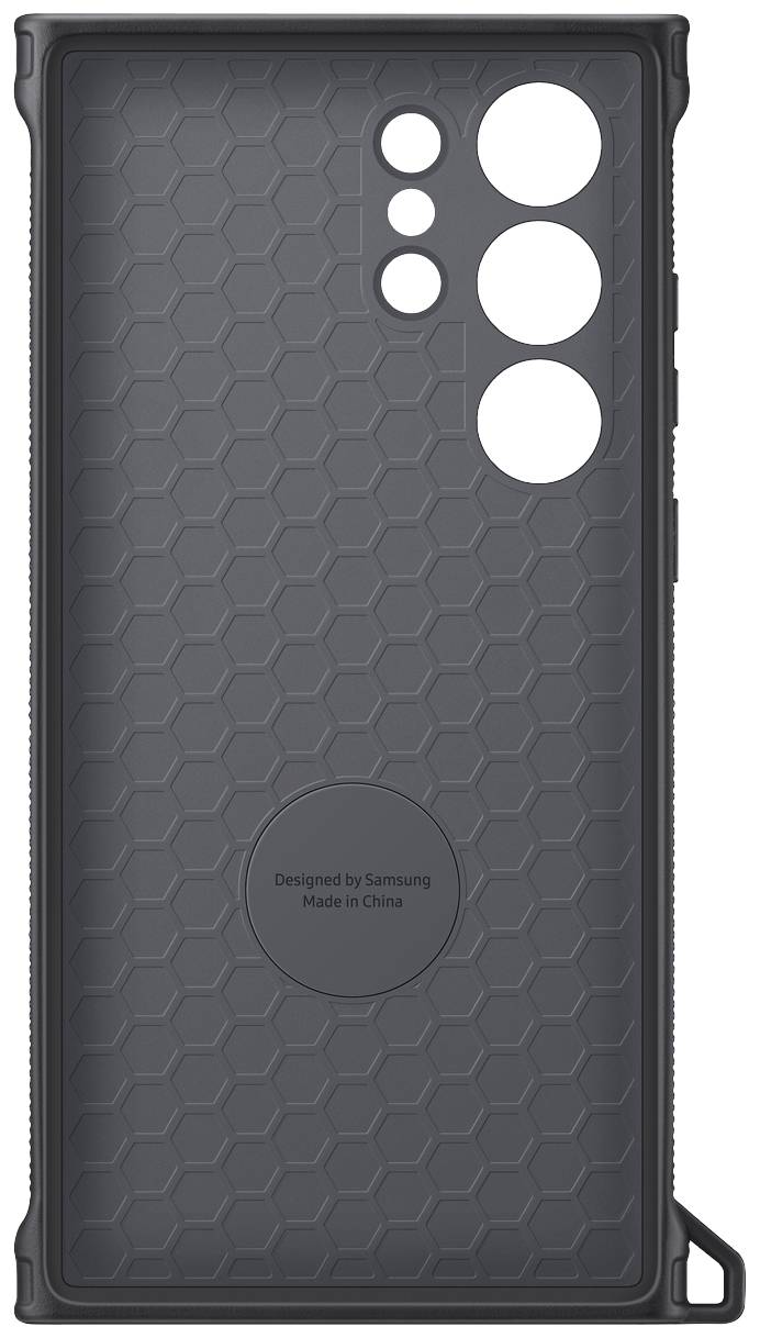 Samsung Rugged Gadget Case Backcover Samsung Galaxy S23 Ultra Schwarz, Titan Stoßfest, Standfunktion