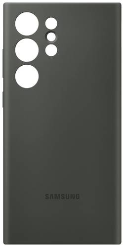 Samsung Silicone Case Backcover Galaxy S23 Ultra Grün Stoßfest