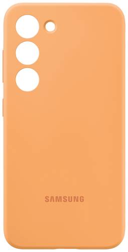 Samsung Silicone Case Backcover Galaxy S23 Orange Stoßfest