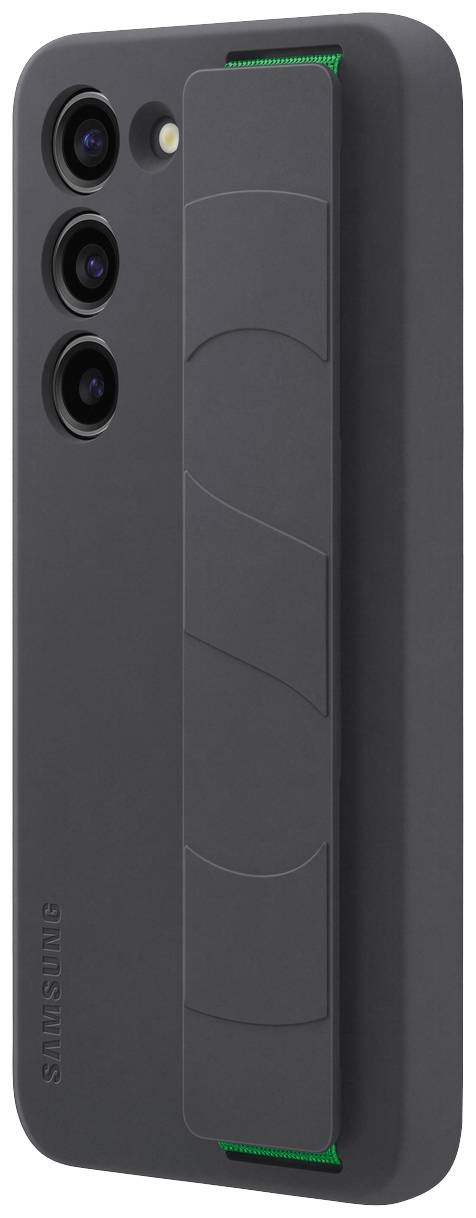 Samsung Silicone Grip Case S23-Serie Backcover Samsung Galaxy S23 Schwarz Stoßfest EF-GS911TBEGWW