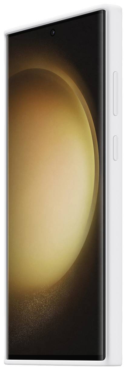 Samsung Silicone Grip Case S23-Serie Backcover Samsung Galaxy S23 Ultra Weiß Stoßfest EF-GS918TWEGWW