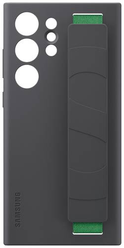 Samsung Silicone Grip Case S23-Serie Backcover Galaxy S23 Ultra Schwarz Stoßfest