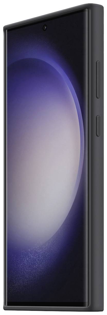 Samsung Silicone Grip Case S23-Serie Backcover Samsung Galaxy S23 Ultra Schwarz Stoßfest EF-GS918TBEGWW