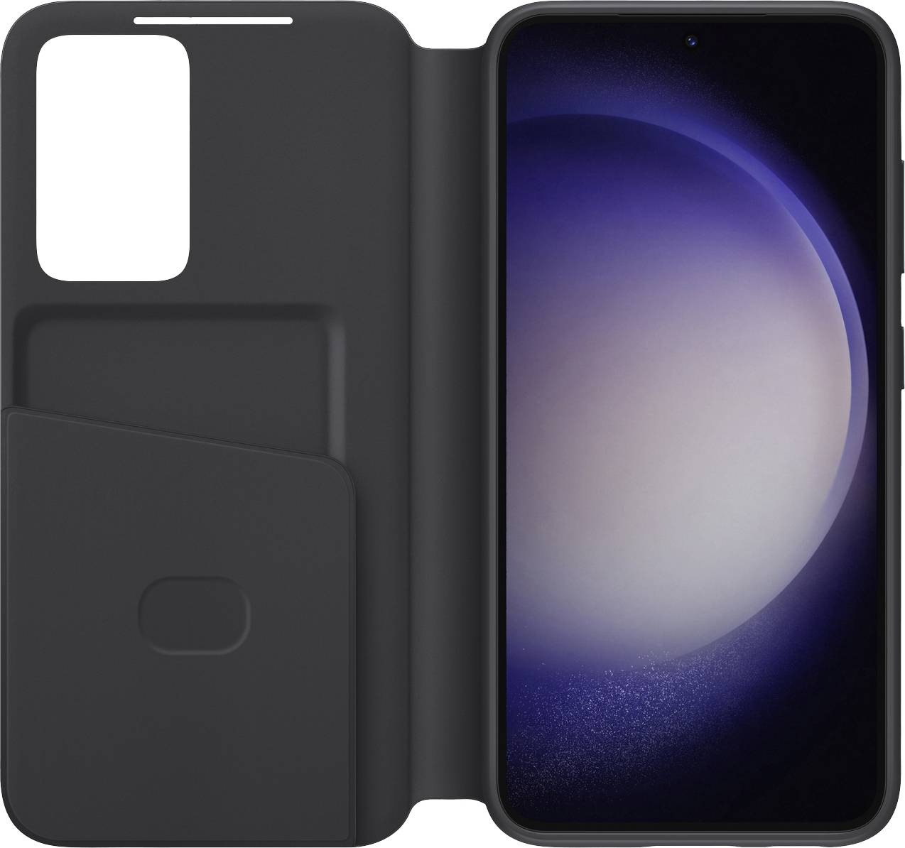 Samsung Smart View Wallet Case Flip Case Samsung Galaxy S23 Schwarz Stoßfest EF-ZS911CBEGWW