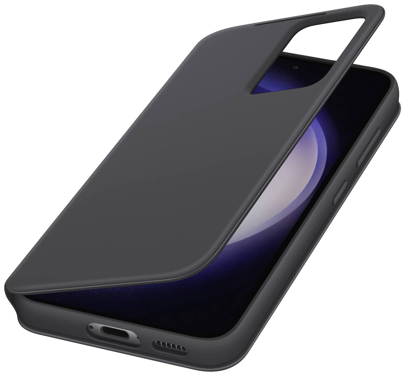 Samsung Smart View Wallet Case Flip Case Samsung Galaxy S23 Schwarz Stoßfest EF-ZS911CBEGWW