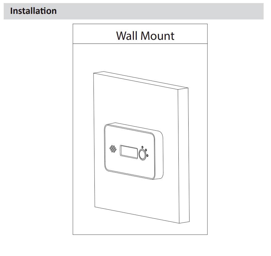 Wisualarm HY-GC20B Kohlenmonoxid-Melder inkl. 10 Jahres-Batterie batteriebetrieben detektiert Kohlenmonoxid