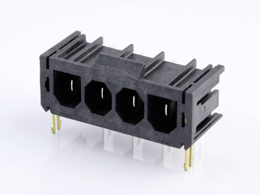 Molex Einbau-Stiftleiste (Standard) Polzahl Gesamt 4 Rastermaß: 7.50mm 431607304 Tray