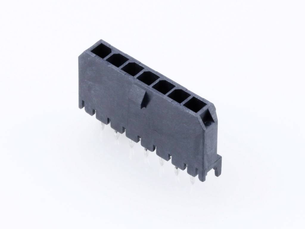 Molex Einbau-Stiftleiste (Standard) Polzahl Gesamt 7 Rastermaß: 3.00mm 436500716 Tray