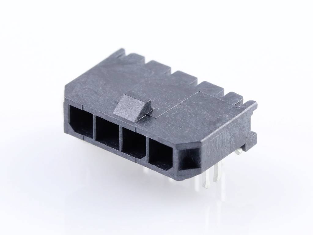 Molex Einbau-Stiftleiste (Standard) Polzahl Gesamt 4 Rastermaß: 3.00mm 436500404 Tray