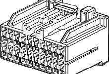 Molex Buchsengehäuse-Kabel Polzahl Gesamt 20 355642015 Bulk