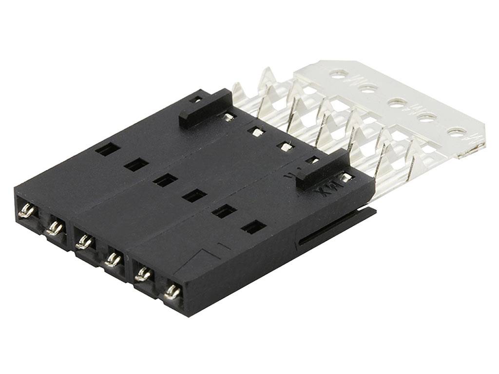 Molex Buchsengehäuse-Kabel Polzahl Gesamt 4 15389042 Tube