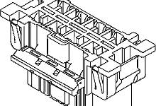 Molex Buchsengehäuse-Kabel Rastermaß: 4.00mm 511541600 Tray