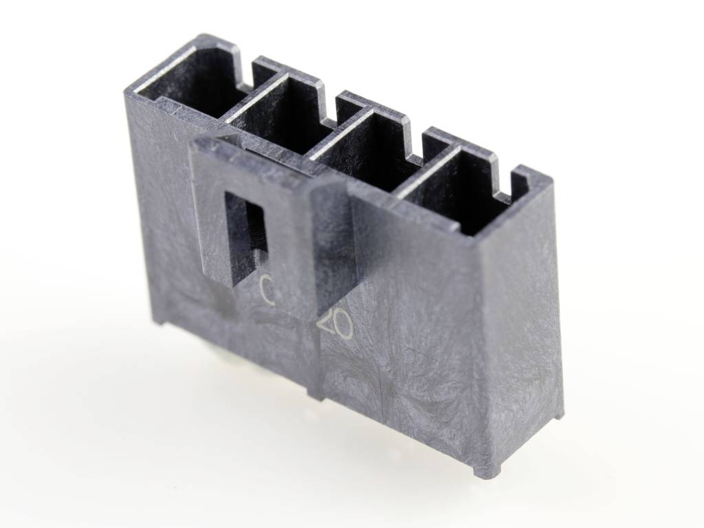 Molex Buchsengehäuse-Platine Polzahl Gesamt 4 Rastermaß: 5.70mm 2002411114 Tray