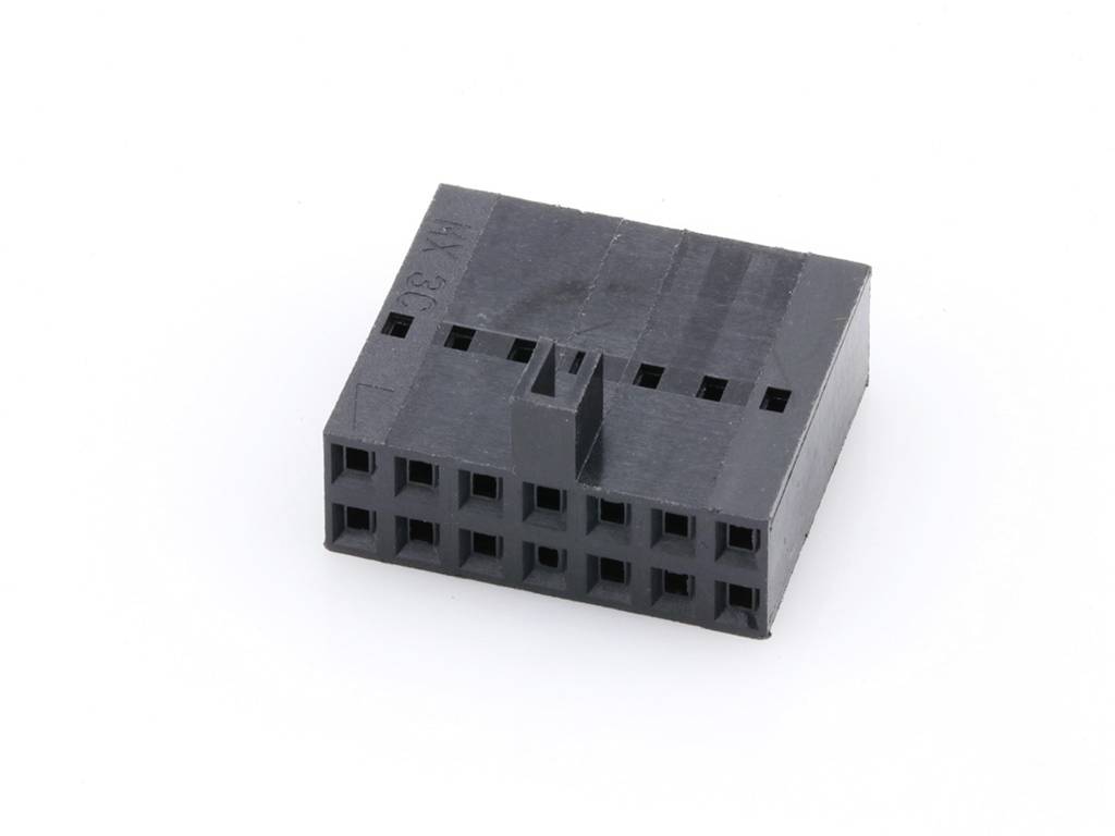 Molex Buchsengehäuse-Kabel Polzahl Gesamt 14 Rastermaß: 2.54mm 22552142 Bulk