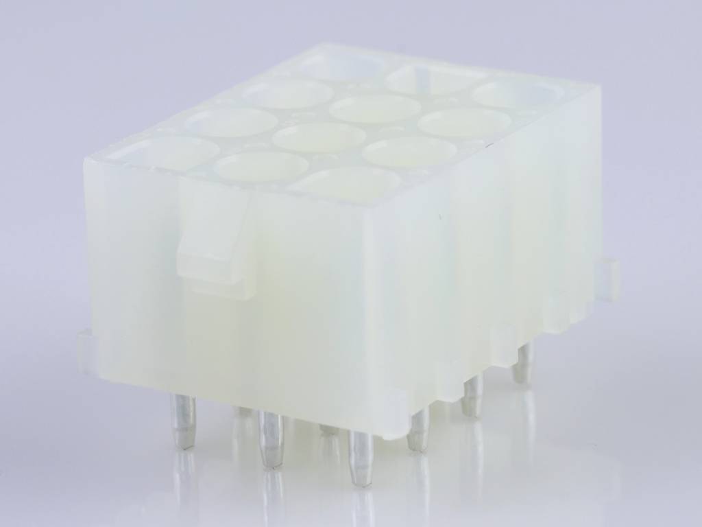 Molex Einbau-Buchsenleiste (Standard) Polzahl Gesamt 12 Rastermaß: 6.35mm 10844120 Bulk