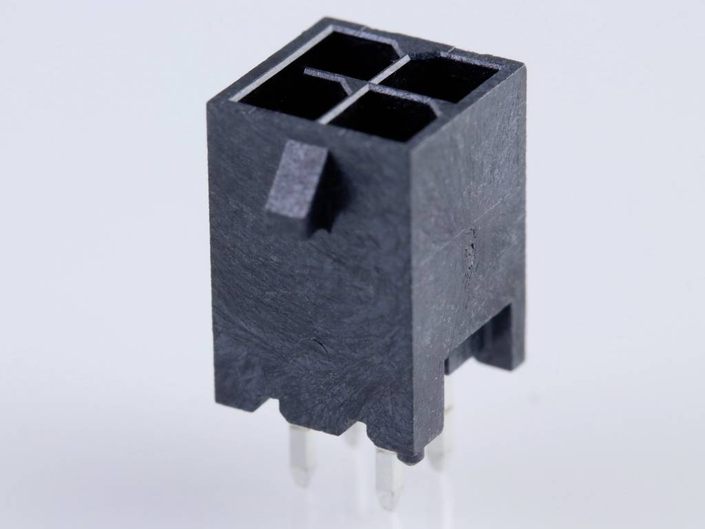 Molex Stiftgehäuse-Platine Polzahl Gesamt 4 Rastermaß: 3.00mm 2068320401 Tray